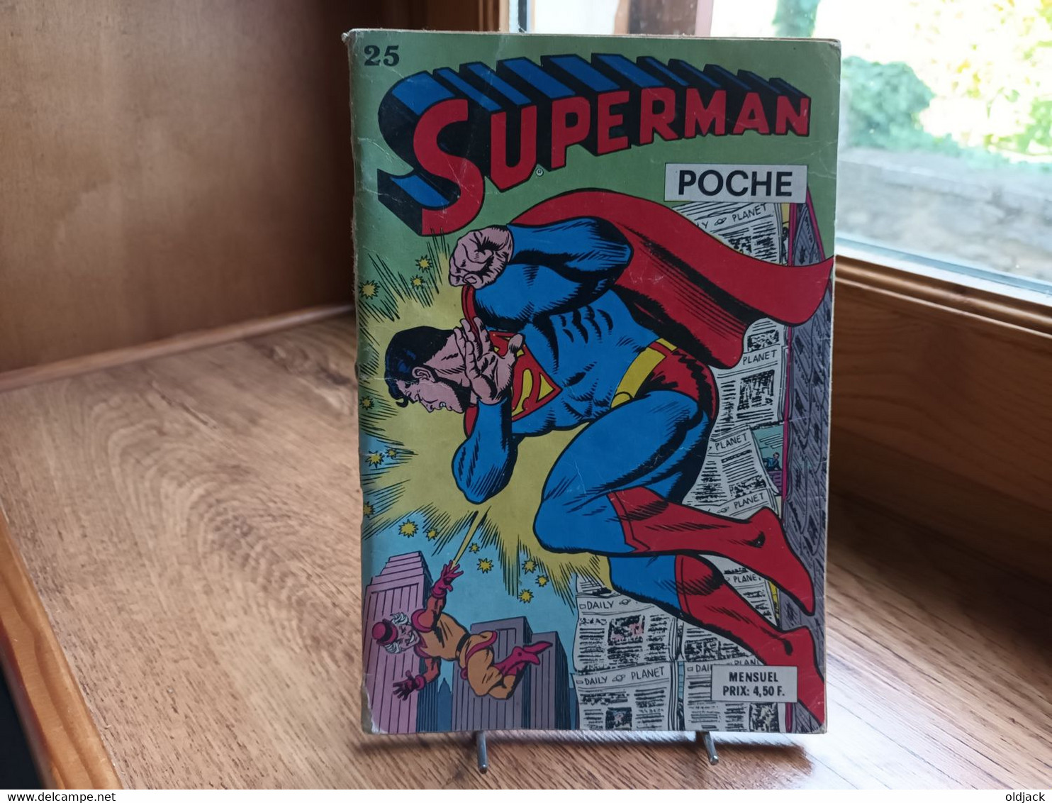 Superman Poche N°25  " Les Abracadabras De Mxyzptlk "  1979  Sagedition.(R11) - Superman