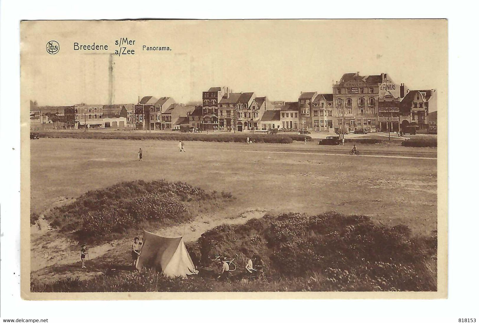 Bredene  Breedene S/Mer Panorama (zegel Verwijderd) - Bredene