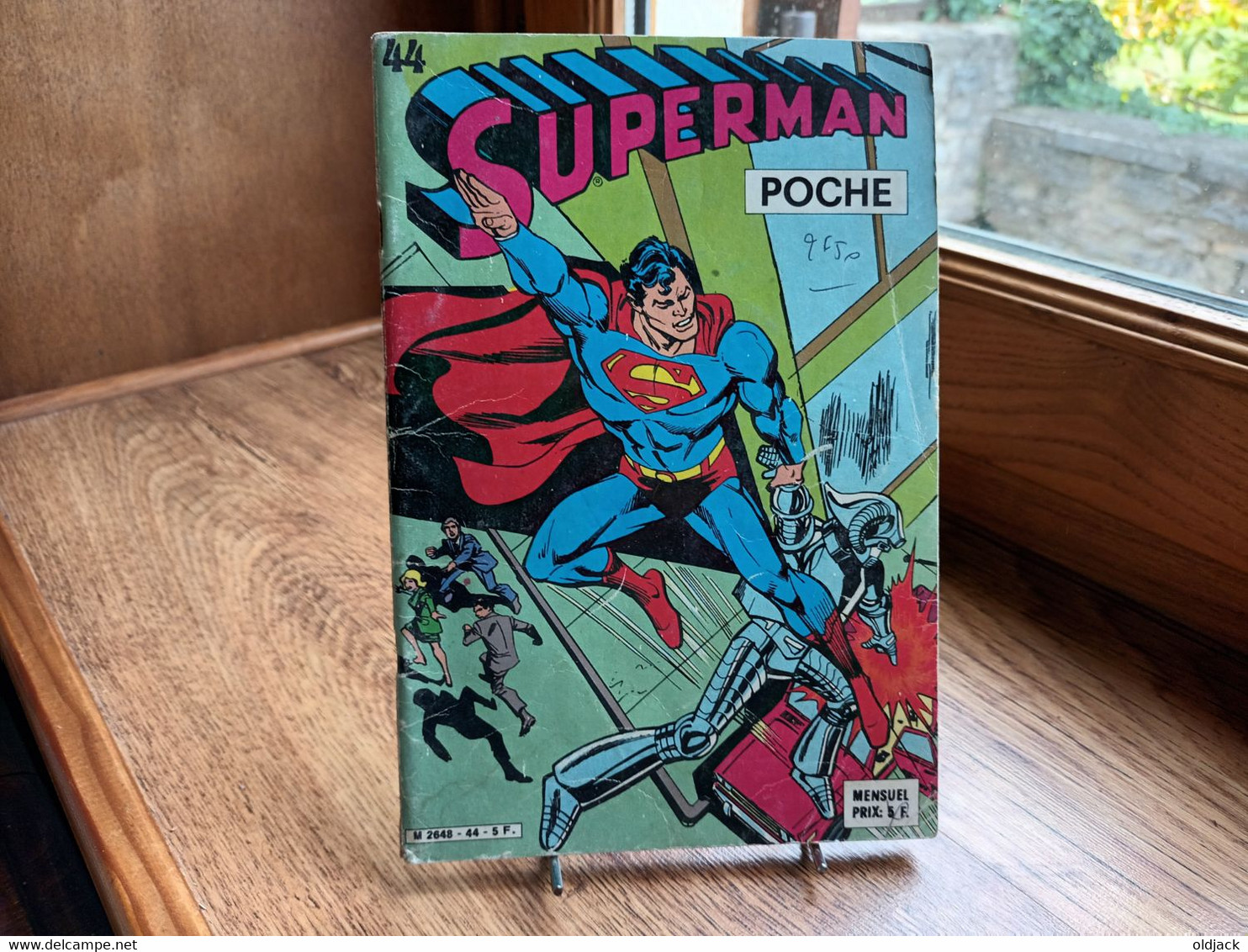 Superman Poche N°44   " L'incroyable Retour De Jonathan Kent ! "  1981  Sagedition.(R11) - Superman