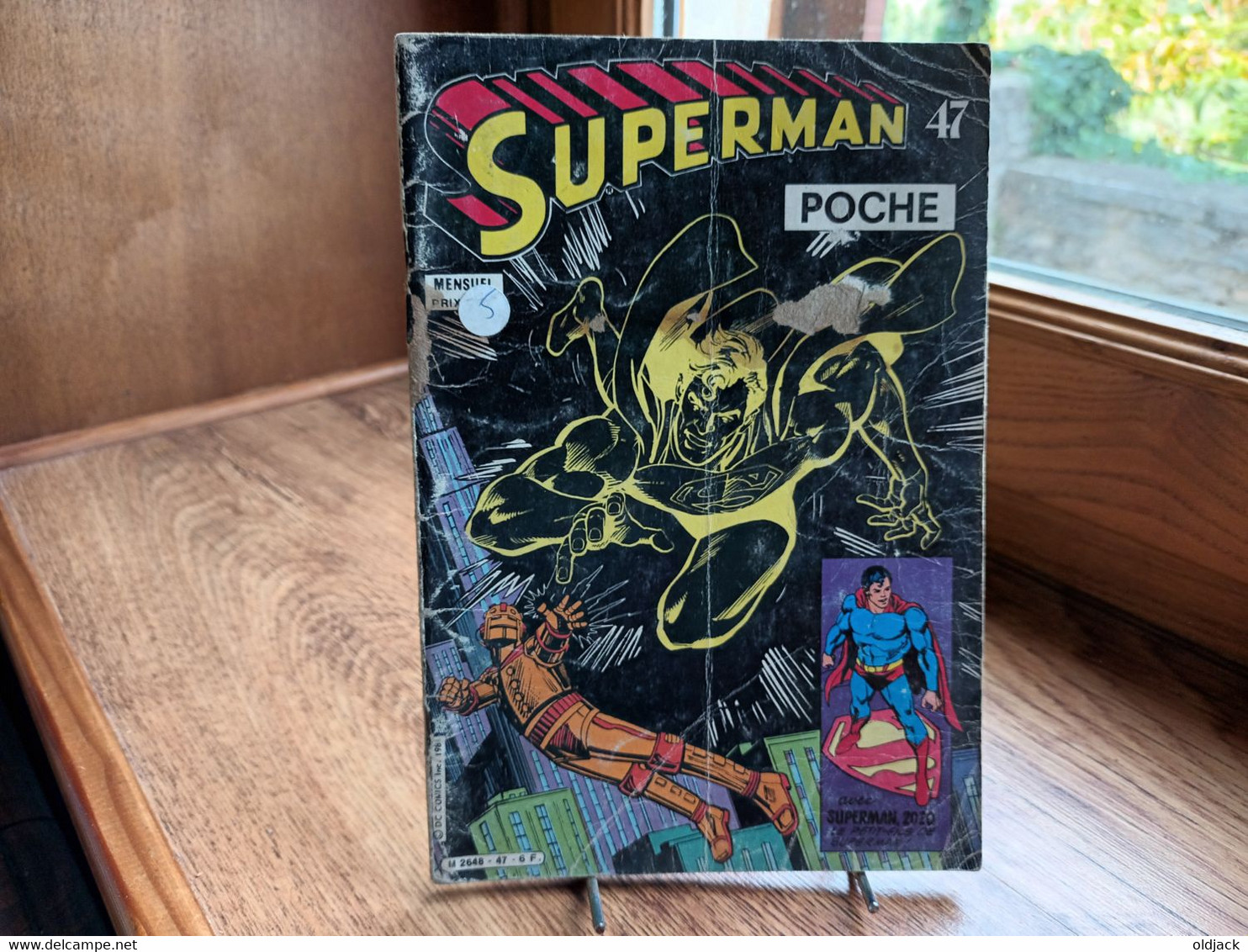 Superman Poche N°47   " Il était Deux Fois ! "  1981  Sagedition.(R11) - Superman