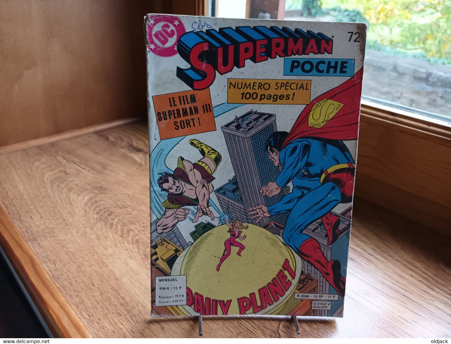 Superman Poche  N°72   "  Le Pendentif  "  1983  Sagedition.(R11) - Superman