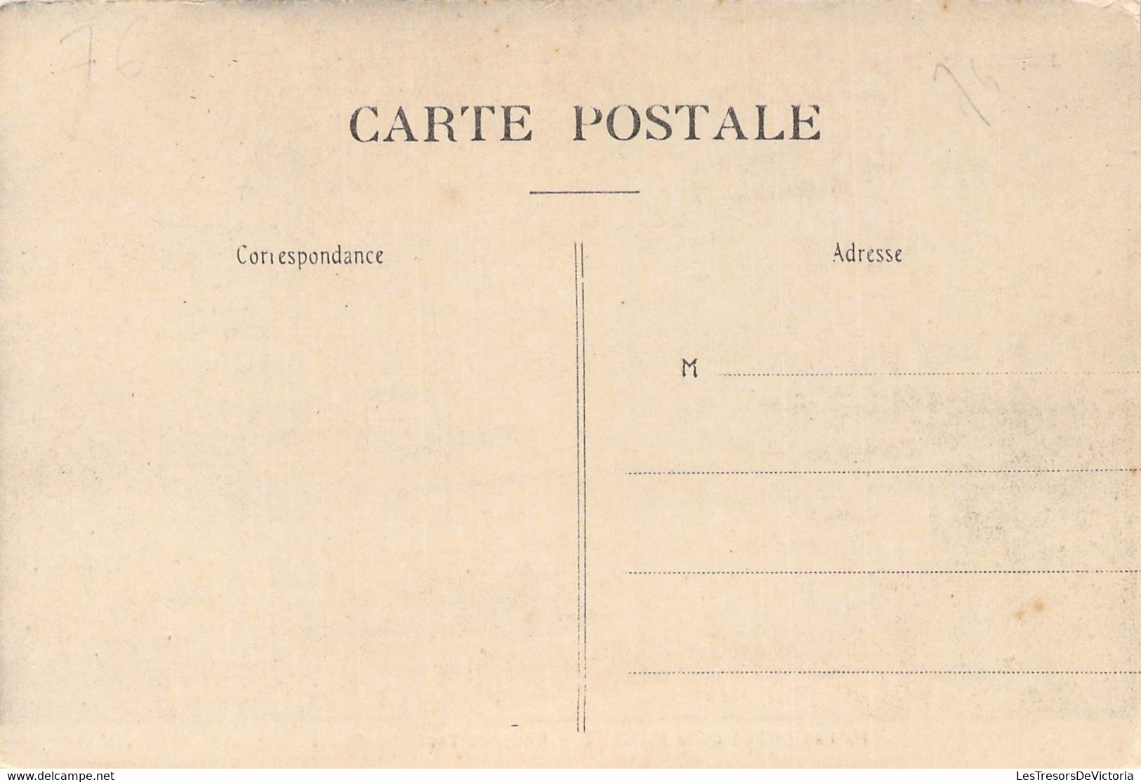 CPA - 76 - FECAMP - Les Côtes De La Manche - Coup De Vent Sud Ouest - Fécamp