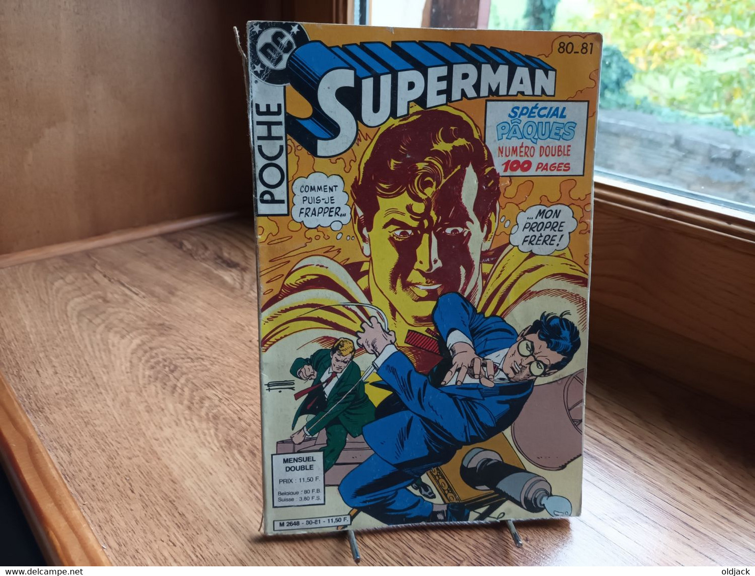 Superman Poche   Double N°80/81   "  Mission Kamikase  "  1984  Sagedition.(R11) - Superman