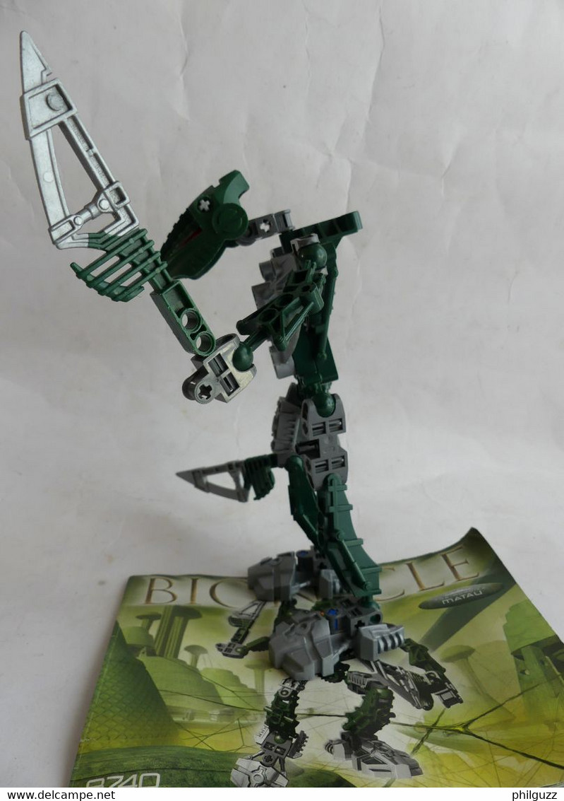 FIGURINE LEGO 8740 BIONICLE TOA HORDIKA MATAU 2005 - Figurines