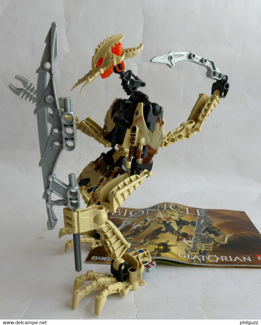 FIGURINE LEGO 8983 BIONICLE BARA MAGNA GLATORIAN VOROX 2009 - Figurines