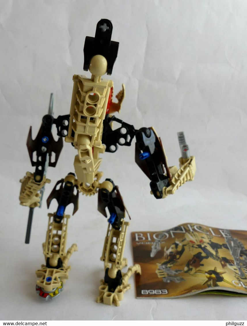 FIGURINE LEGO 8983 BIONICLE BARA MAGNA GLATORIAN VOROX 2009 - Figurines