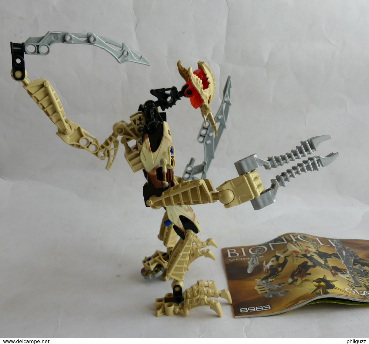 FIGURINE LEGO 8983 BIONICLE BARA MAGNA GLATORIAN VOROX 2009 - Figurines