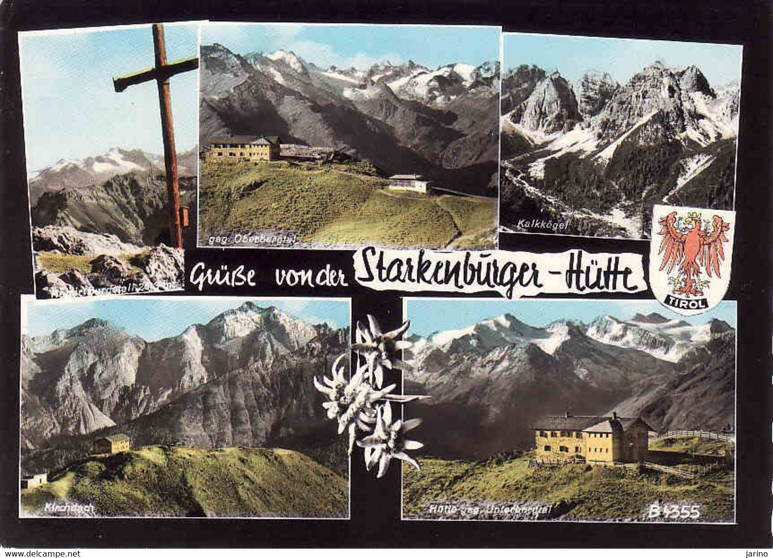 Austria Tirol, Neustift Im Stubaital, Starkenburger Hutte, Bezirk Innsbruck-Land, Used 1967 - Neustift Im Stubaital