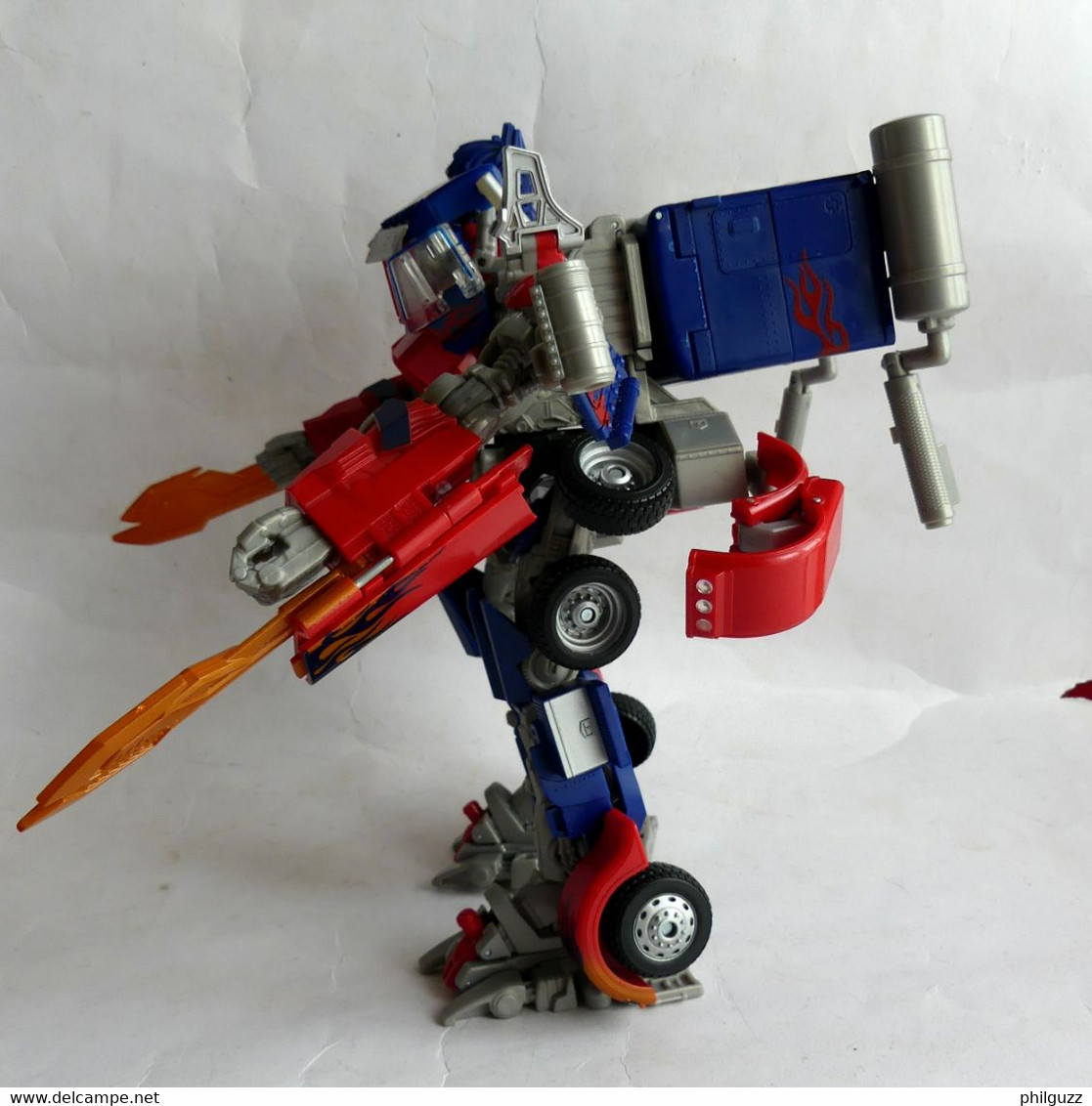 FIGURINE TRANSFORMERS OPTIMUS PRIME THE FALLEN VOYAGER CLASS MEGATRON HASBRO 2009 - Andere & Zonder Classificatie