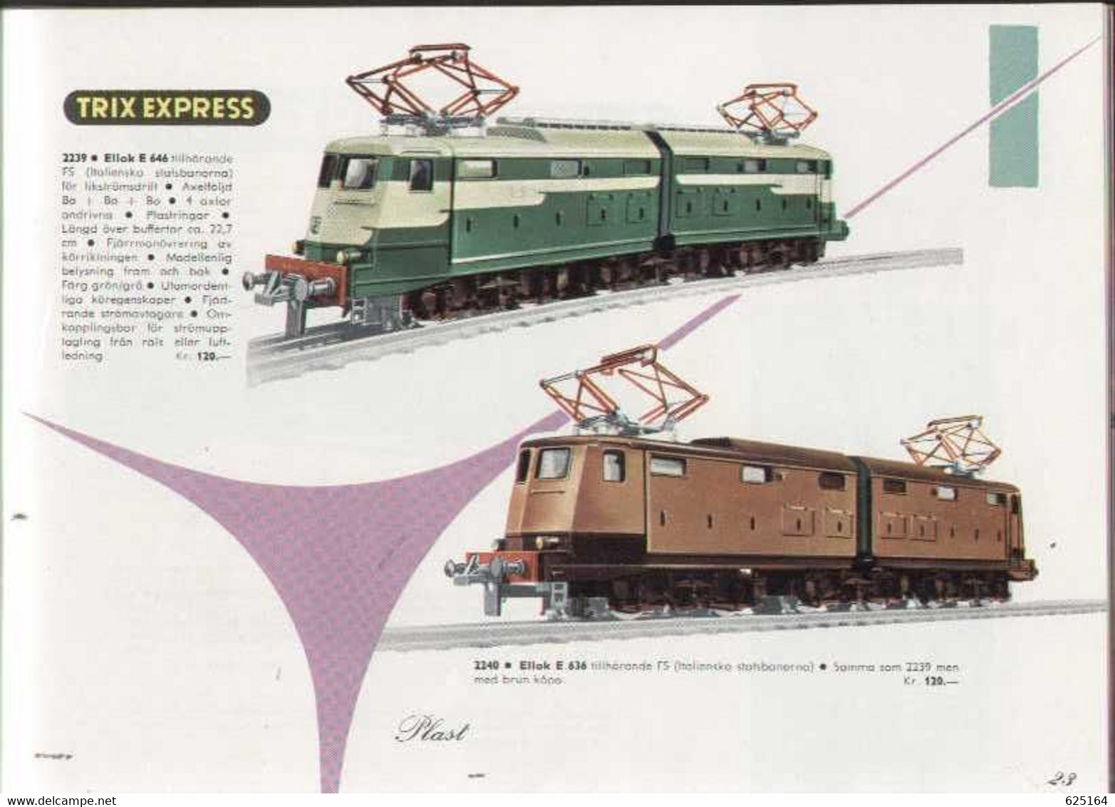 Catalogue TRIX EXPRESS 1963 HO Rivarossi  MINITRIX N Schwedische Ausgabe - En Suédois - Unclassified