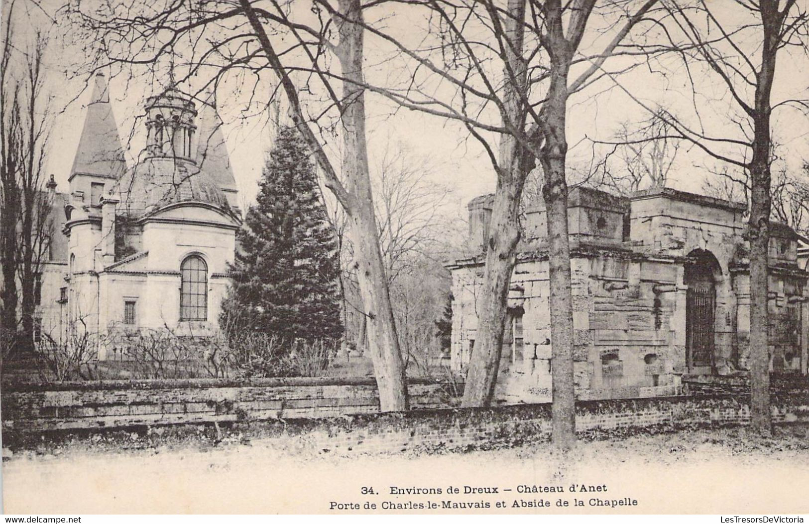 CPA - 28 - Anet - Château D'Anet - Porte De Charles Le Mauvais Et Abside De La Chapelle - Environs De DREUX - Anet