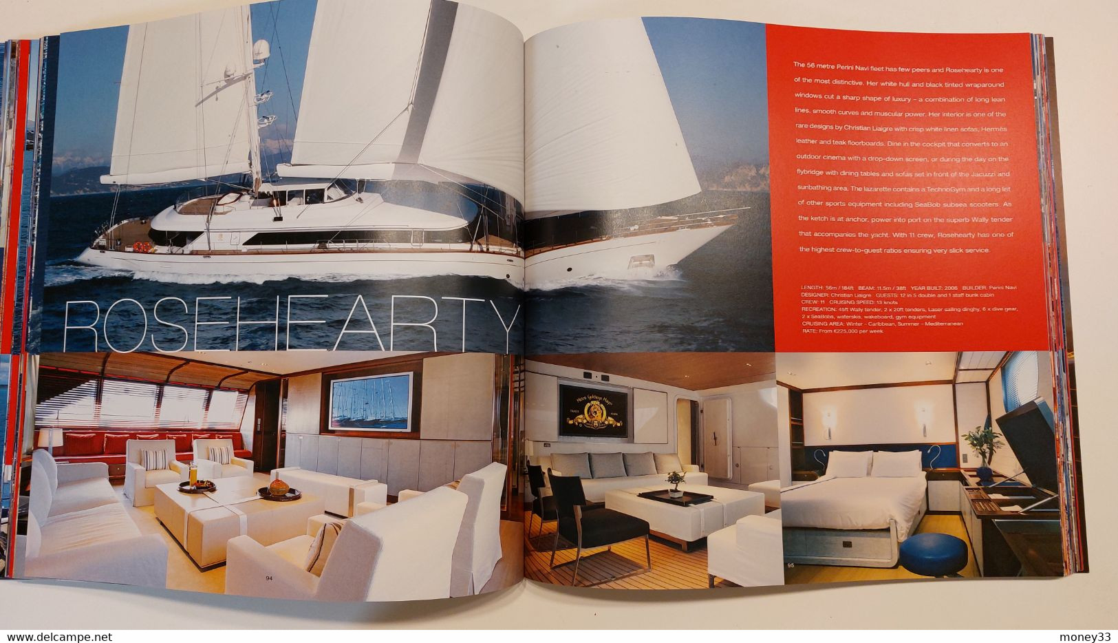 Catalogue de location de yachts par la société " Edminston "