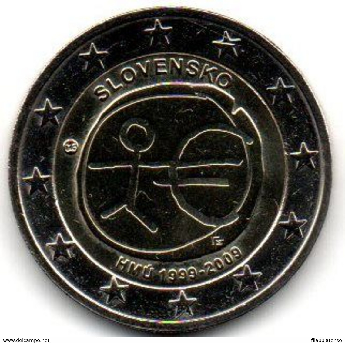 2009 - Slovacchia 2 Euro Decennale ---- - Slovakia