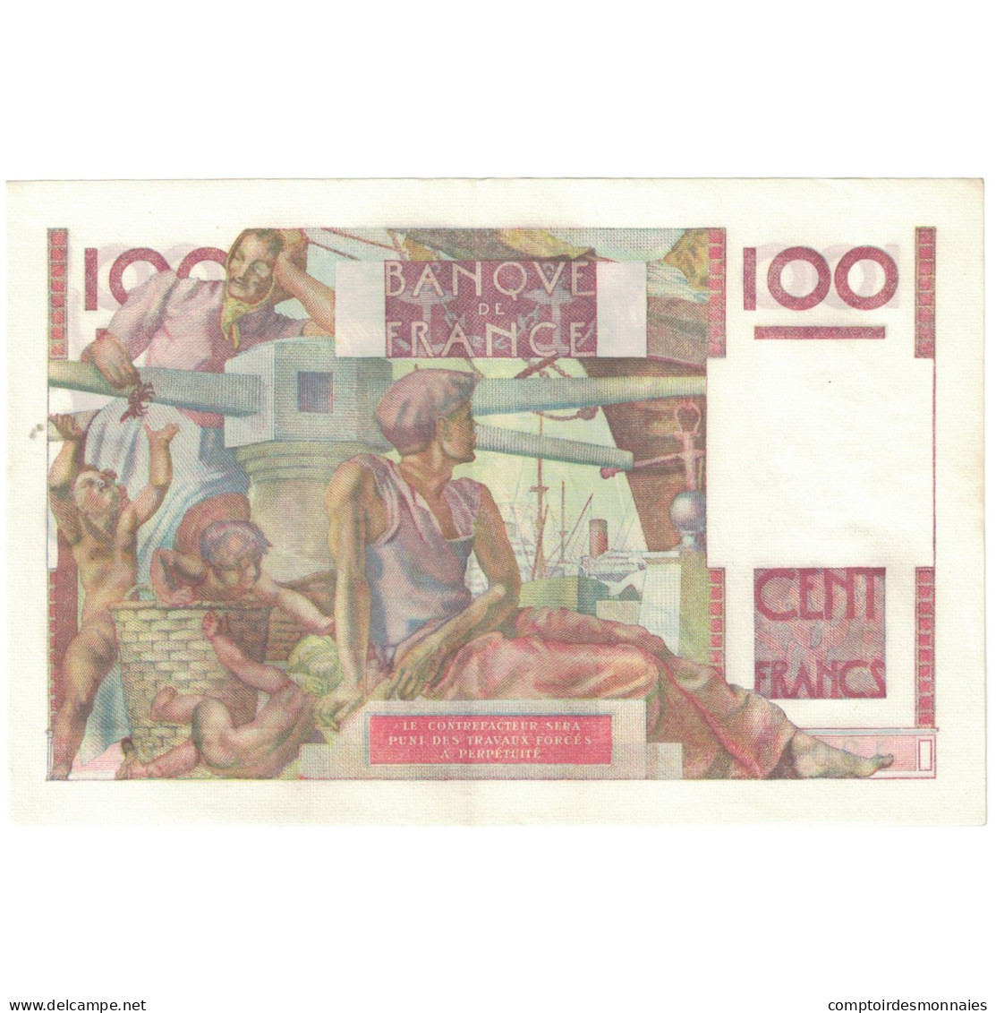 France, 100 Francs, Jeune Paysan, 1946, H.122 13016, SUP+, Fayette:28.10 - 100 F 1945-1954 ''Jeune Paysan''