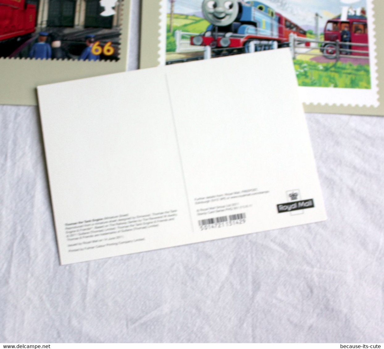 PHQ Lot Thomas The Tank Engine Train Royal Mail Postcards Set 2011 - Maximum Cards