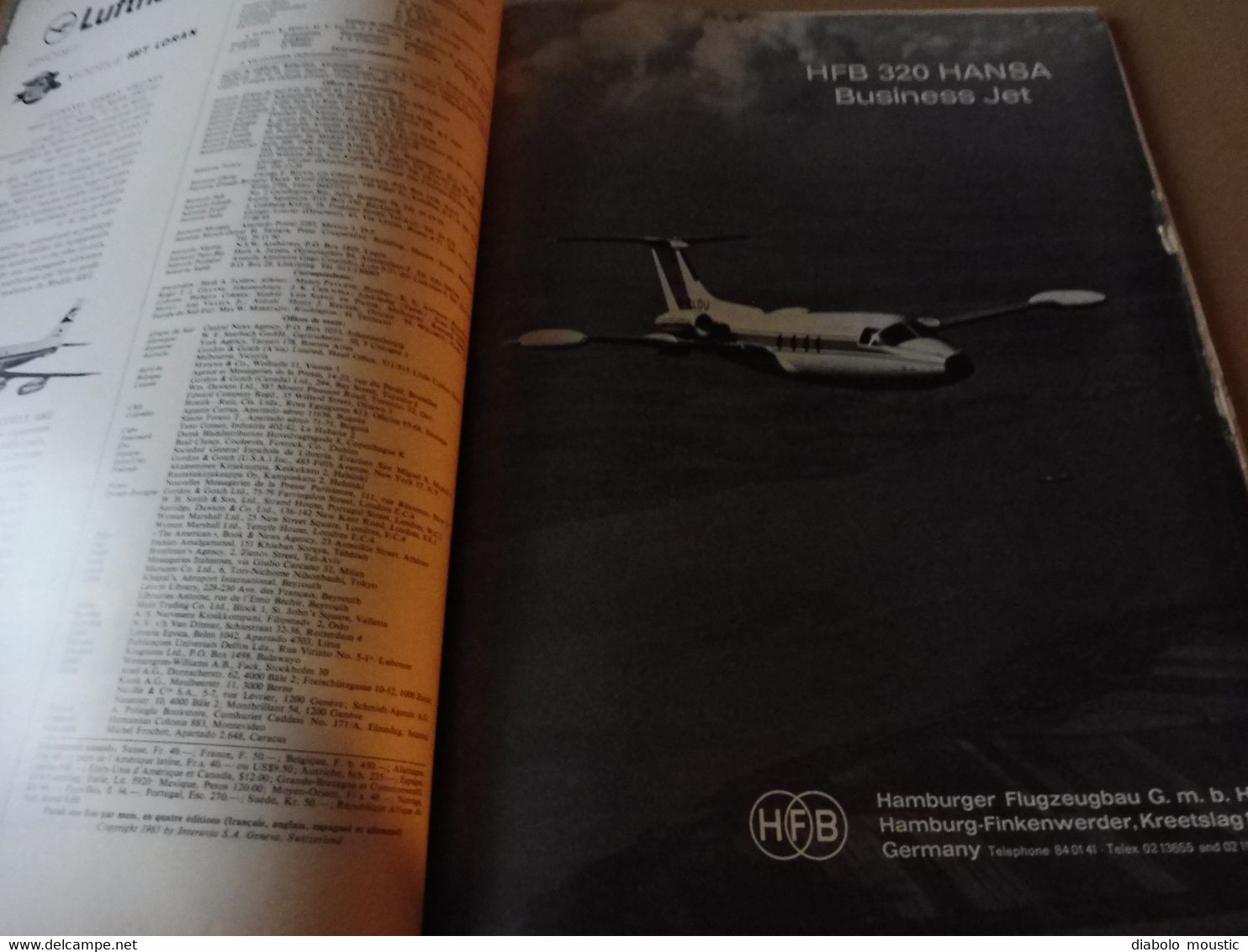 1965 INTERAVIA   - Navigation sur grande distance; Défense contre les blindés; Mirage IIIS des suisses; Etc