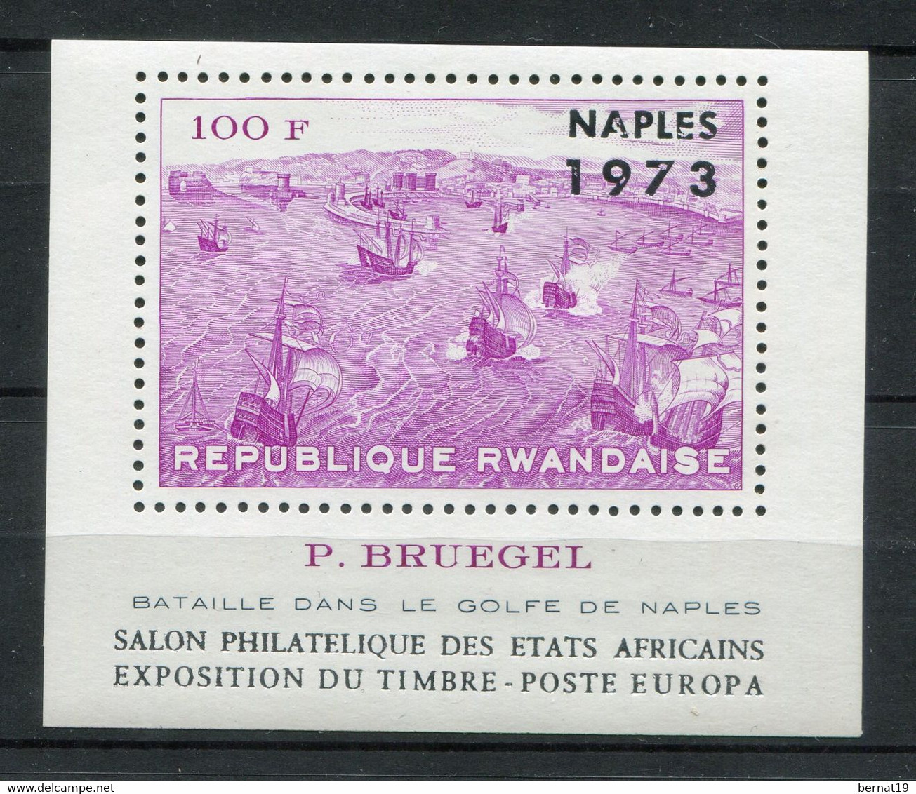 Rwanda 1973. Yvert Hoja Bloque 33 ** MNH. - Used Stamps