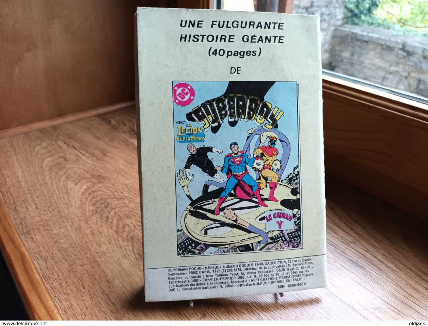 Superman Poche  Double  N°89/90   "  Bataille Pour Un Cerveau  "  1985  Sagedition.(R11)(2) - Superman