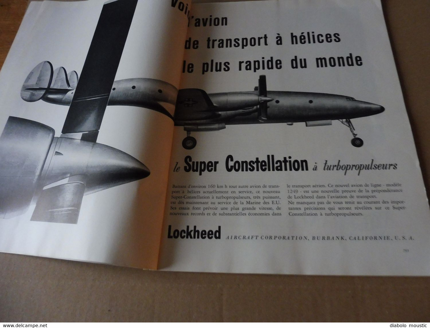 1954 INTERAVIA   - L'industrie Aéronautique Américaine Vue Par Un Français ; Nombreuses Publicités; Etc - Flugzeuge