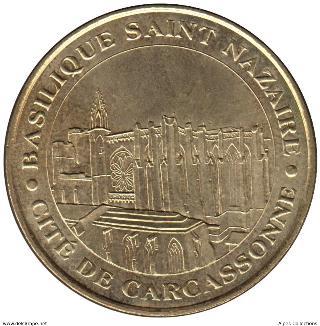 11-0016 - JETON TOURISTIQUE MDP - Basilique Saint-Nazaire - Carcassonne - 2006.1 - 2006