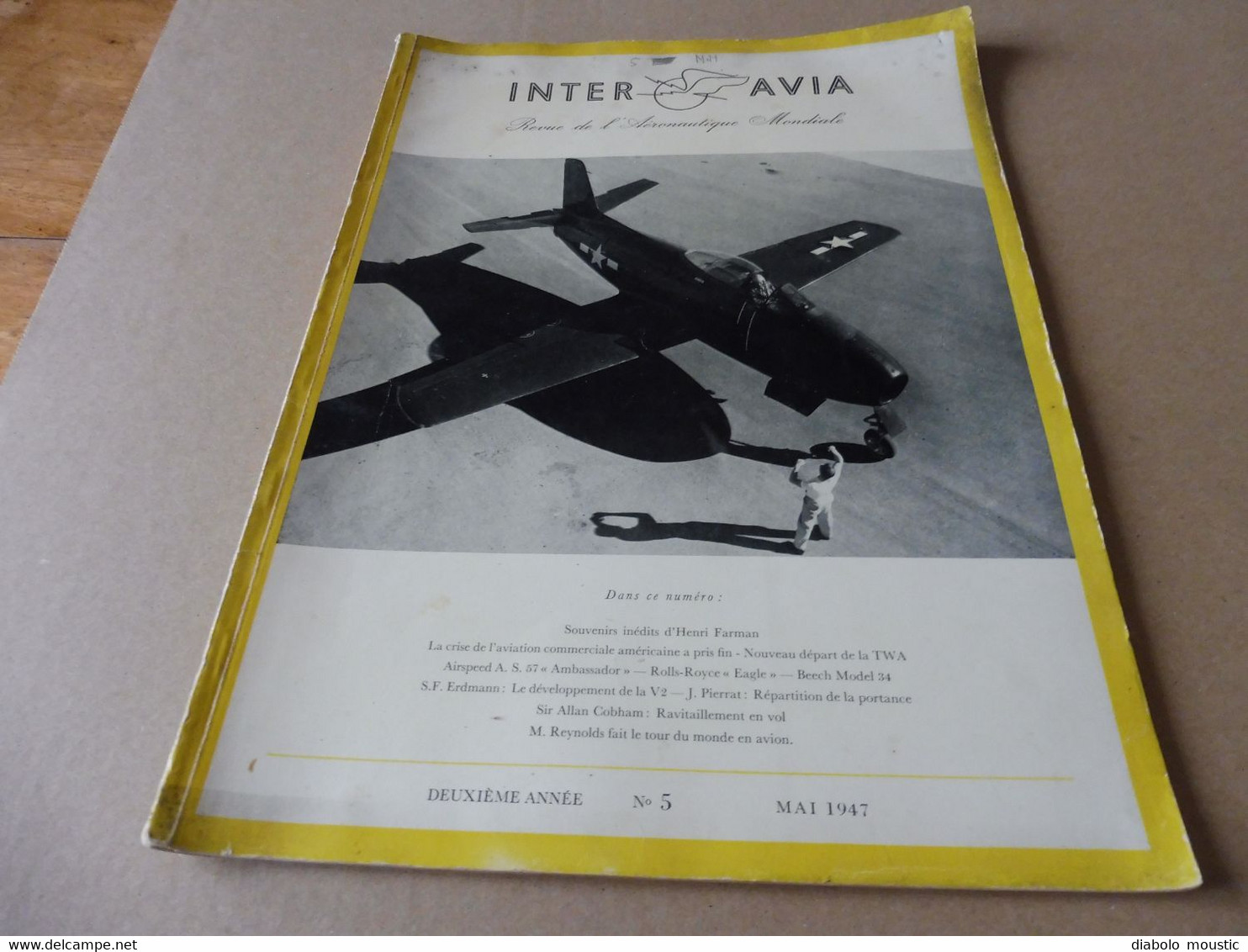 1947 INTER AVIA  ( Interavia )  - Revue De L'Aéronautique Mondiale : Développement De La V2, Ravitaillement En Vol; Etc - AeroAirplanes