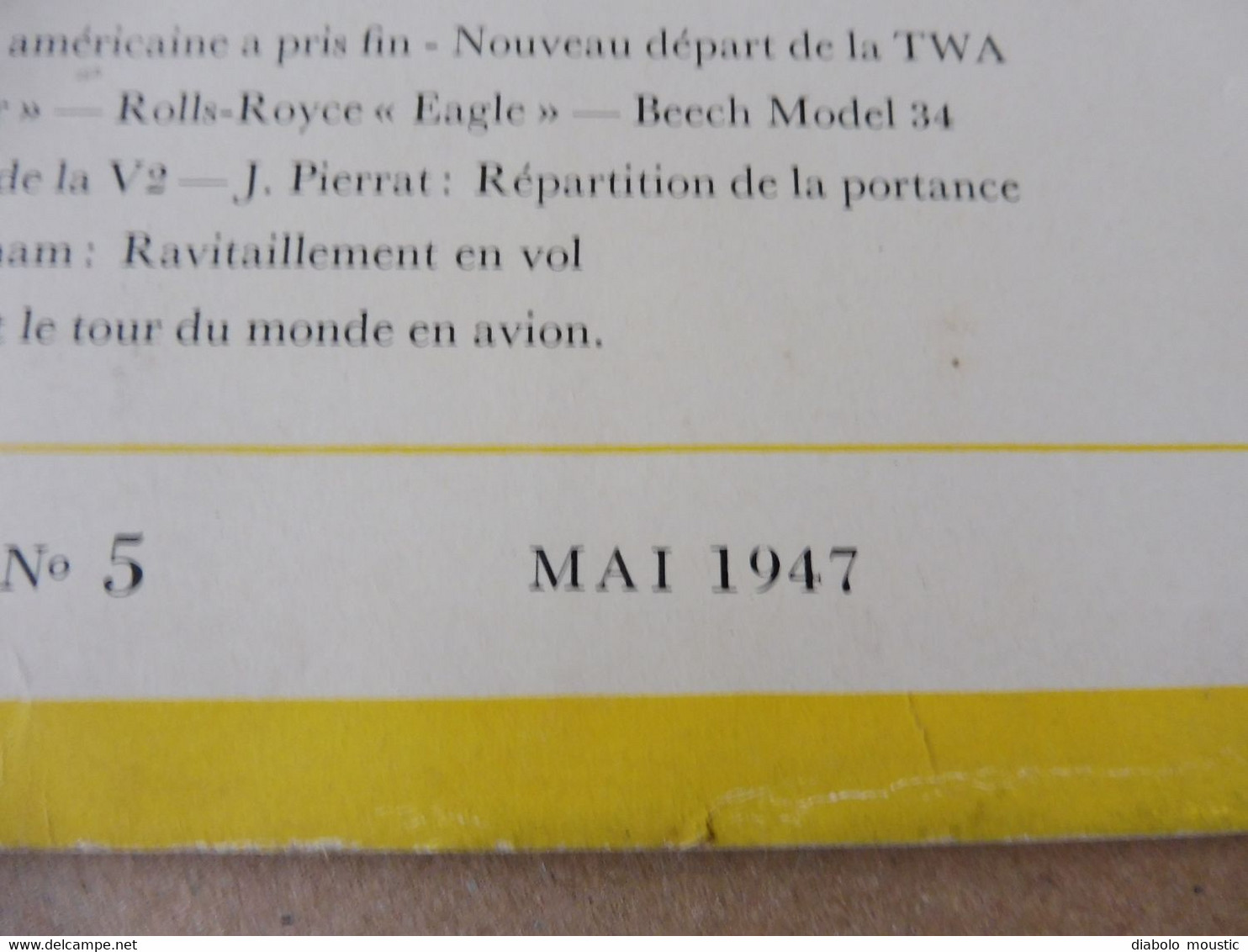 1947 INTER AVIA  ( Interavia )  - Revue de l'Aéronautique Mondiale : Développement de la V2, Ravitaillement en vol; etc