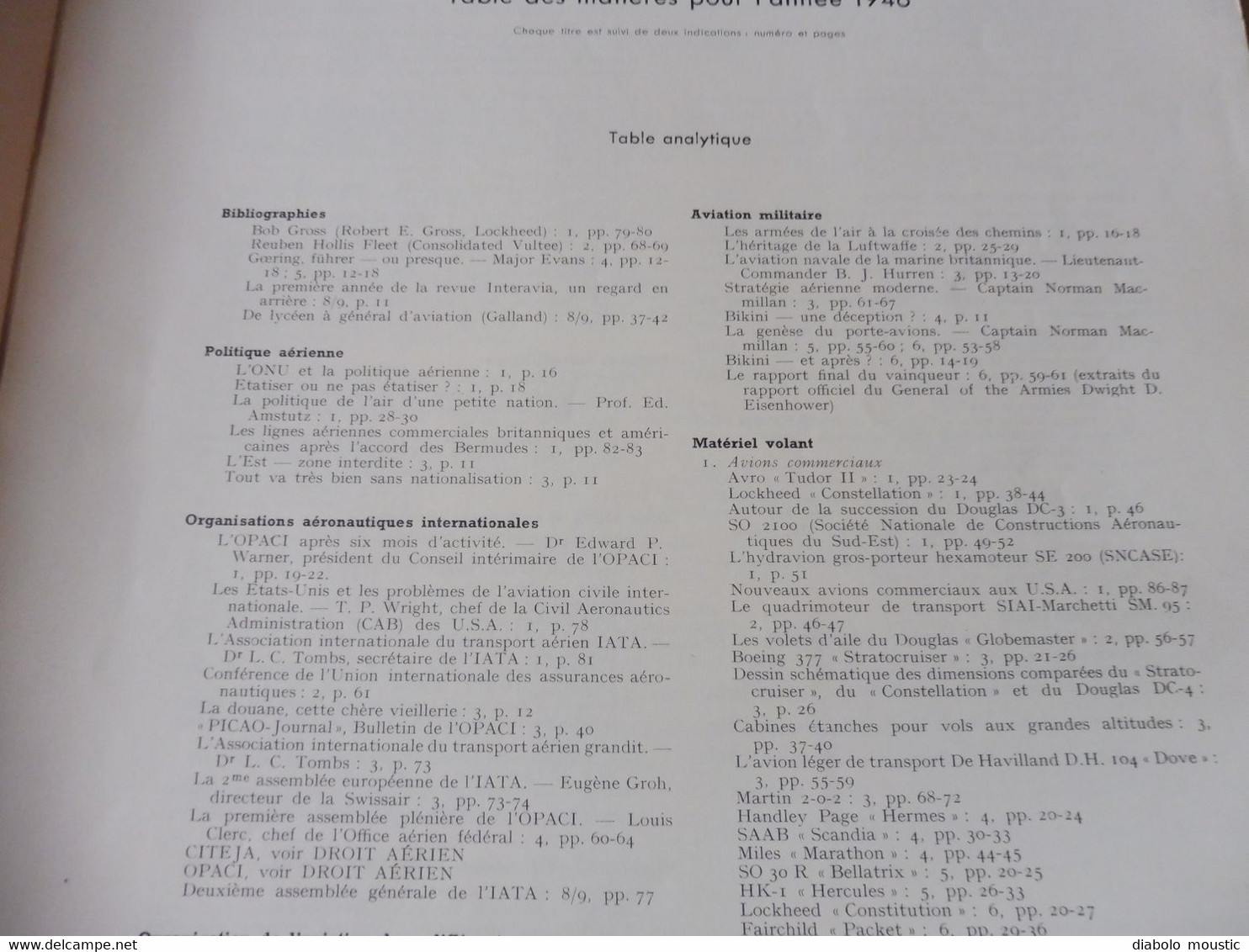 1947 INTER AVIA  ( Interavia )  - Revue de l'Aéronautique Mondiale : Développement de la V2, Ravitaillement en vol; etc