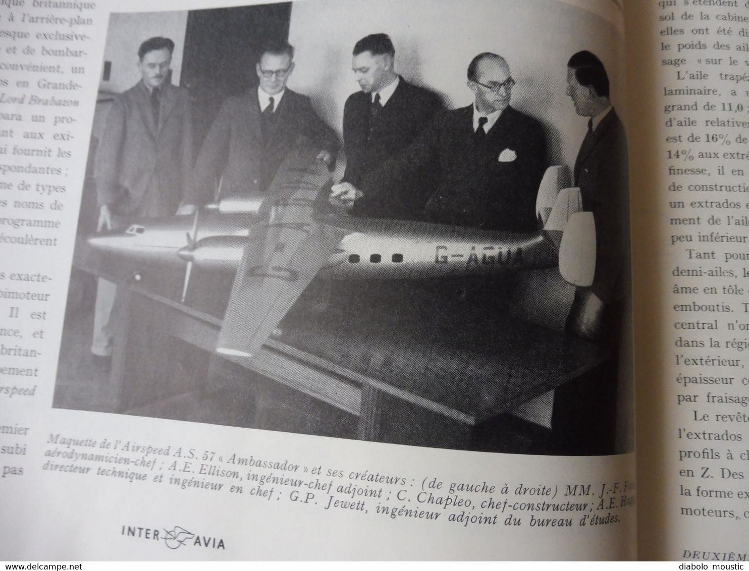 1947 INTER AVIA  ( Interavia )  - Revue de l'Aéronautique Mondiale : Développement de la V2, Ravitaillement en vol; etc