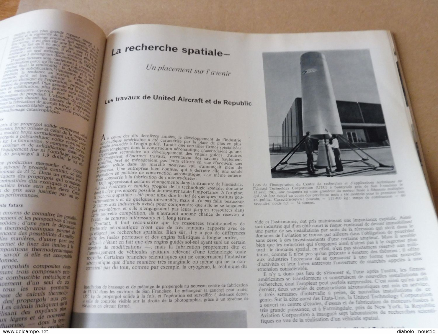 1961 INTERAVIA   - Catalogue mondial des radars; Trains d'atterrissage;Engin sol-sol Blue Water ; Nombreuses Pubs  ; etc