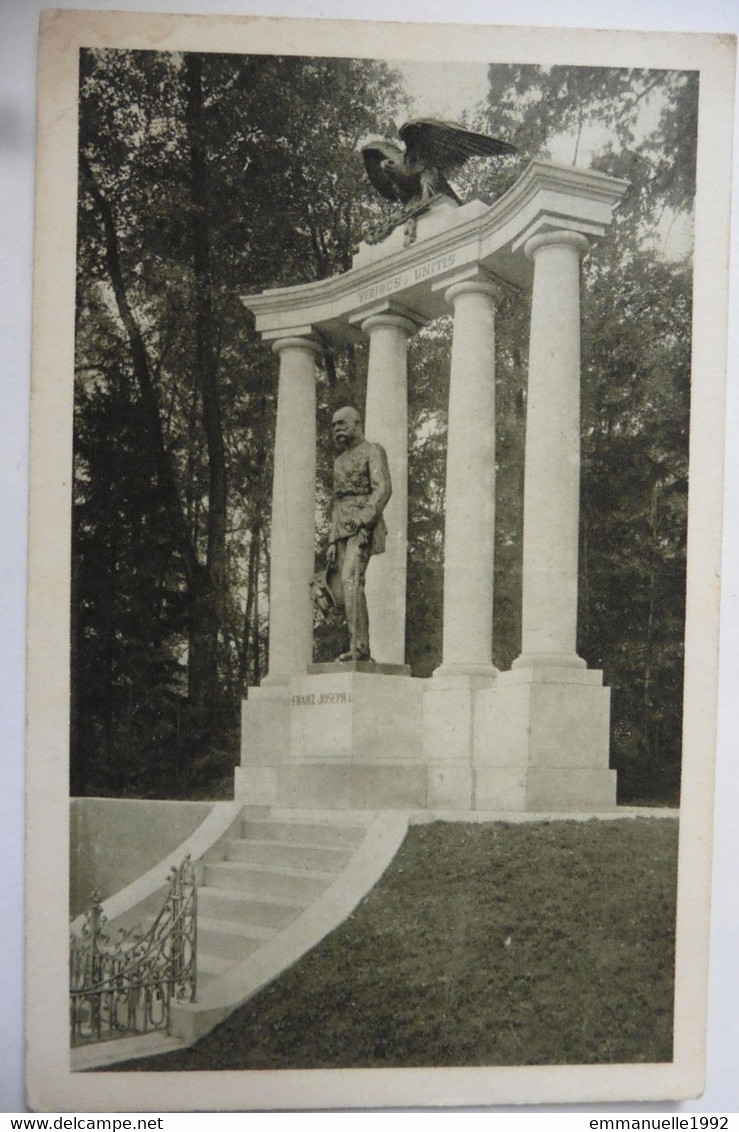 CPA Statue Monument Empereur François-Joseph Ier D'Autriche à Wiener Neustadt Kaiser Franz Josef Denkmal - Wiener Neustadt