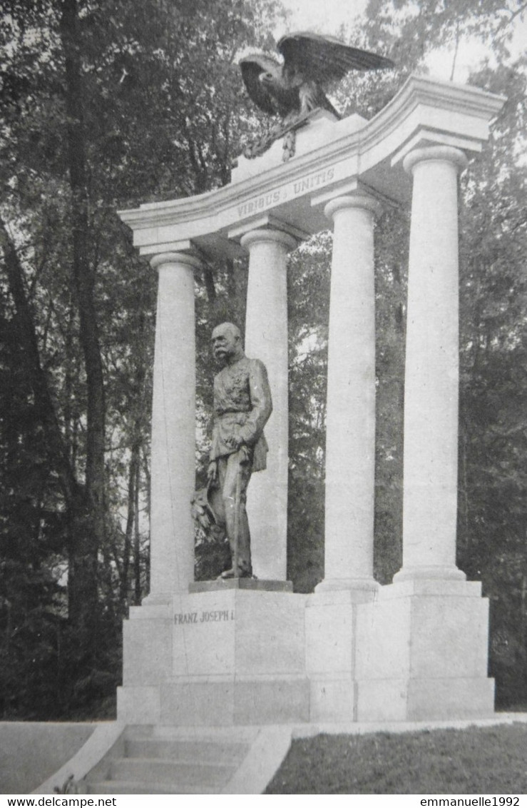 CPA Statue Monument Empereur François-Joseph Ier D'Autriche à Wiener Neustadt Kaiser Franz Josef Denkmal - Wiener Neustadt