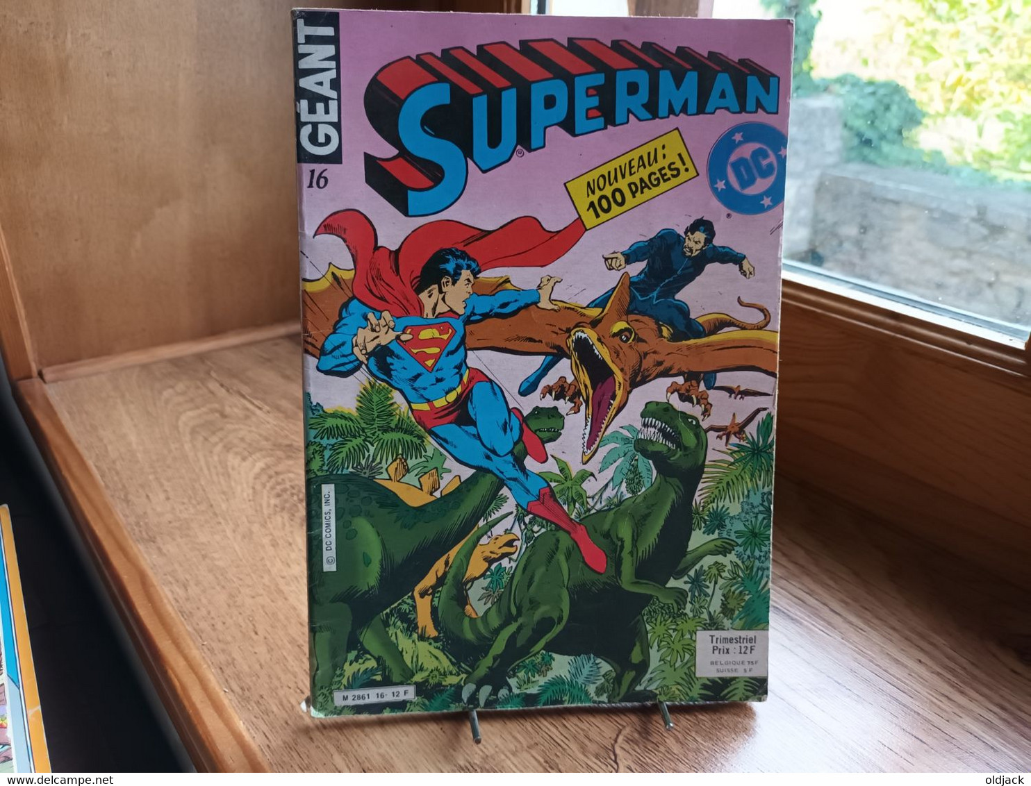 Superman Géant (avec Batman) N°16 "  L'homme éternel "  1982  Sagedition.(R11) - Superman