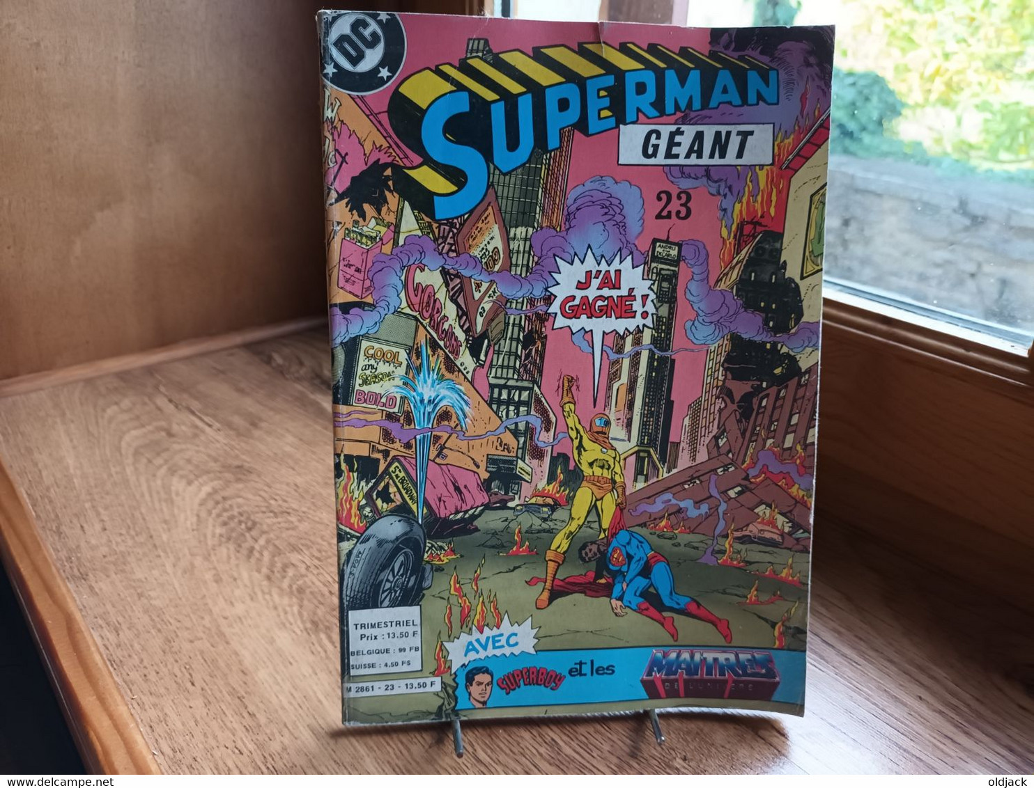 Superman Géant  N°23 (avec Les Maitres De L'univers) "  Les Robots De Sauvage "  1984  Sagedition.(R11) - Superman