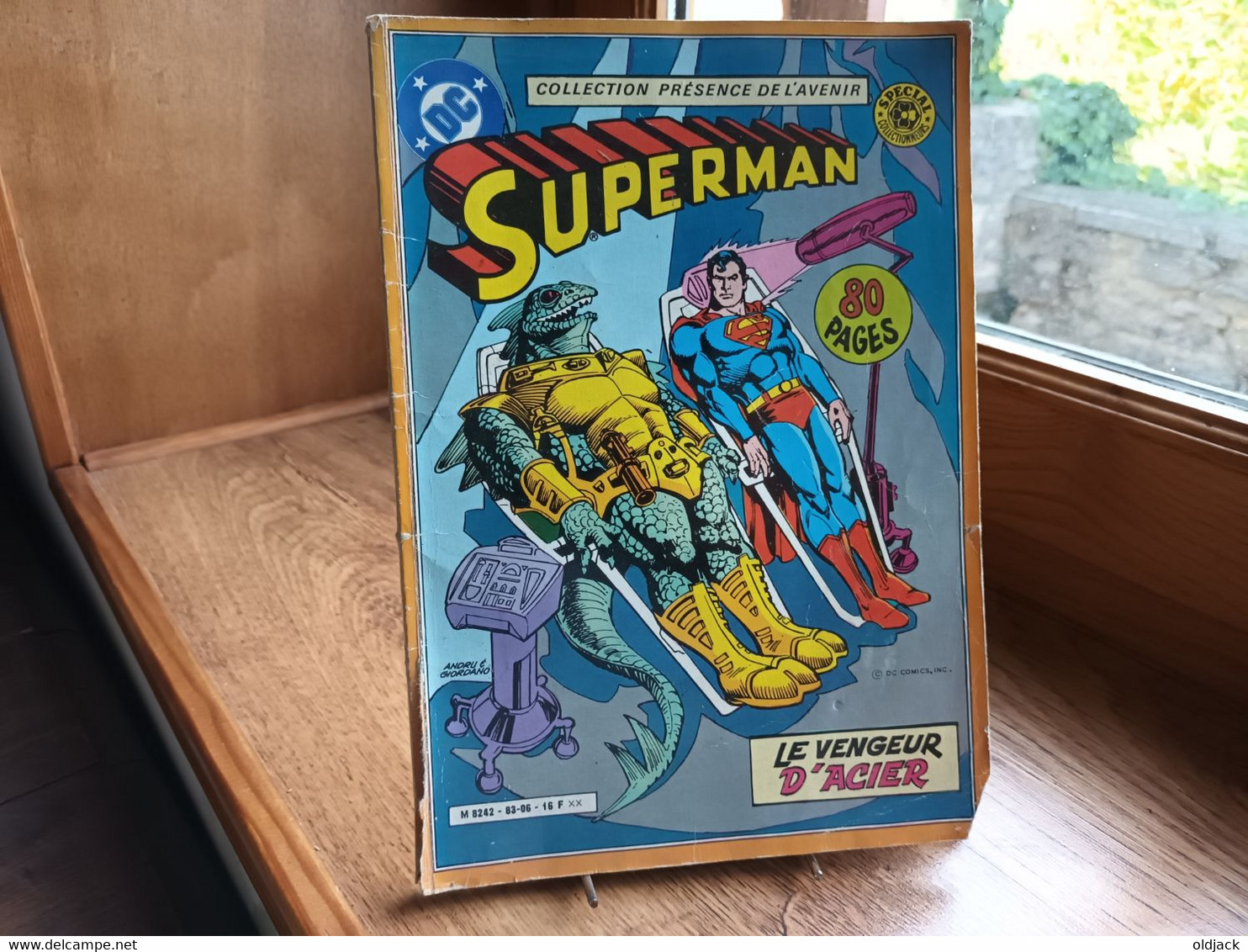 Superman  Collection Présence De L'avenir  "  Le Vengeur D'acier "  1983  Sagedition.(R11) - Superman