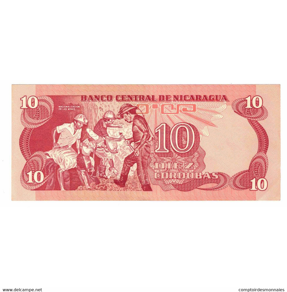 Billet, Nicaragua, 10 Cordobas, 1979, 1979-08-16, KM:134, NEUF - Nicaragua