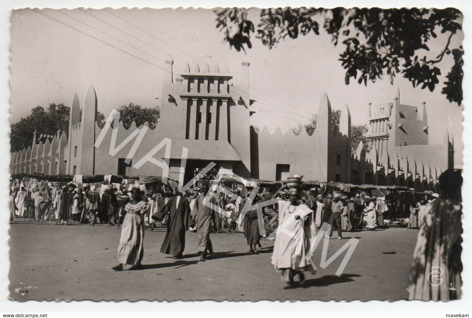 Cpsm  " Bamako, Le Grand Marché, Porte Est " - Sudan