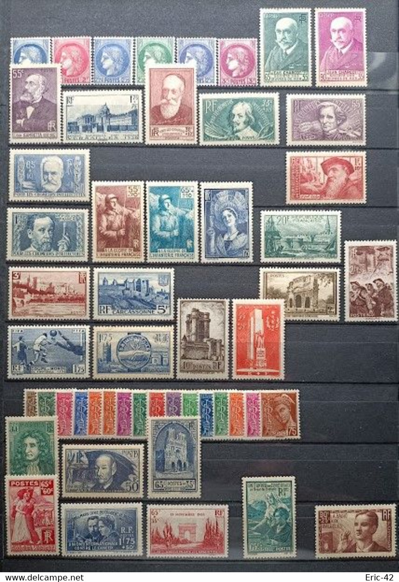 FRANCE. Année 1938 Complète Neuf* (52 Timbres) - ....-1939