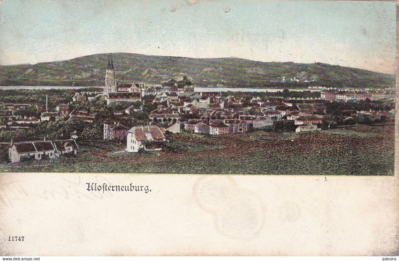 KLOSTERNEUBURG - Panorama, Um 1910 - Wechsel