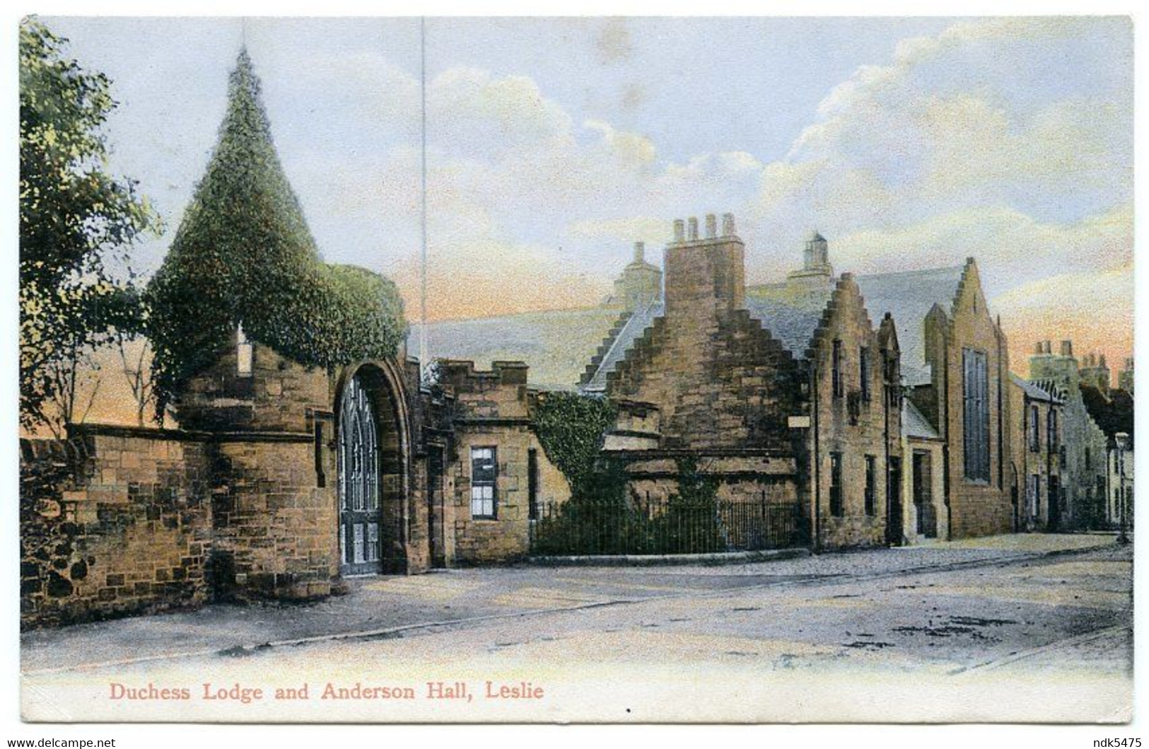 LESLIE : DUCHESS LODGE AND ANDERSON HALL / R. S. O. / ADDRESS - GLASGOW, RUTHERGLEN, BERRYKNOWE (CRAWFORD) - Fife