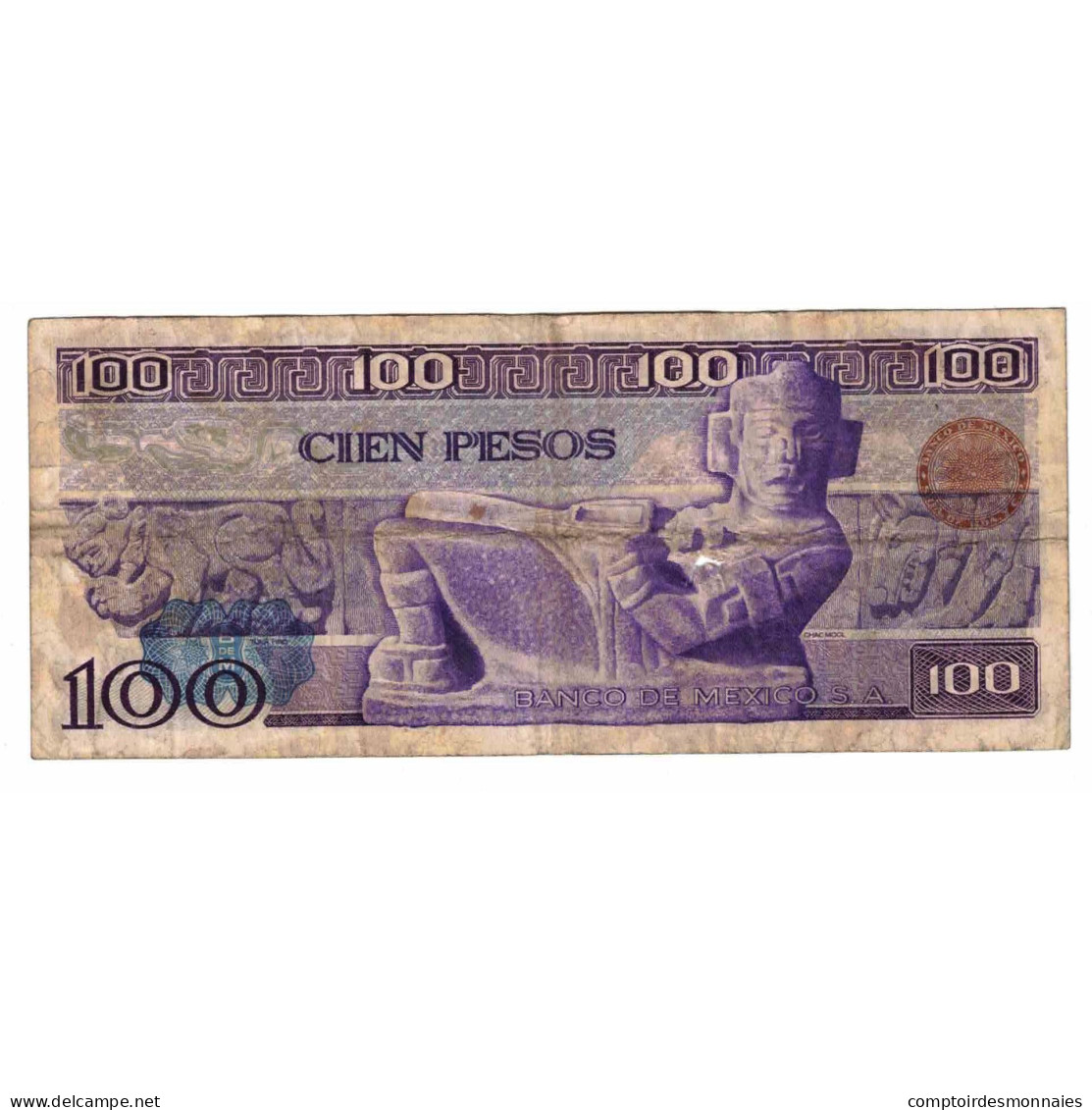 Billet, Mexique, 100 Pesos, 1974, 1974-05-30, KM:66a, B - Mexico