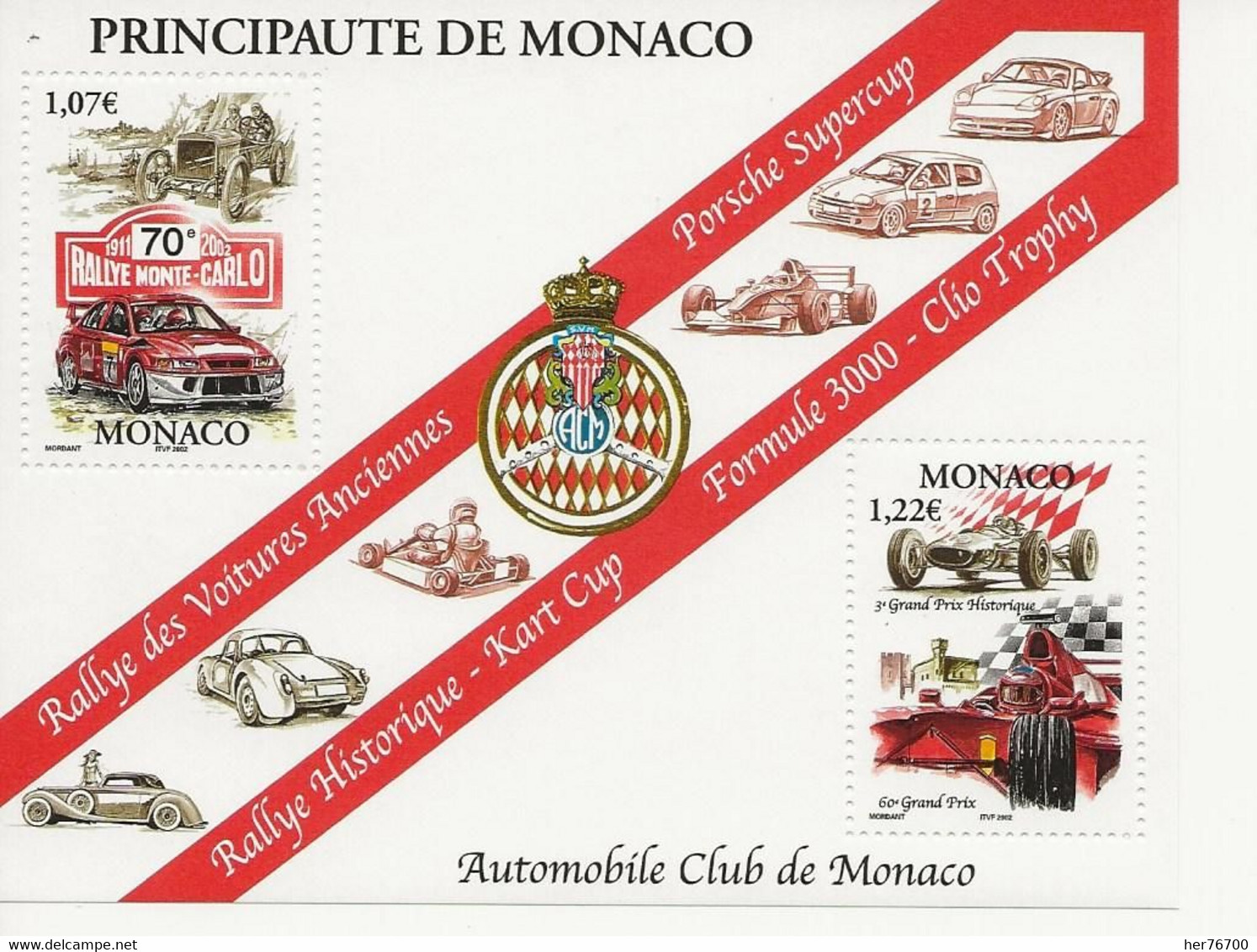 MONACO BLOC FEUILLET   NSTDC **  N°86 - Blocs