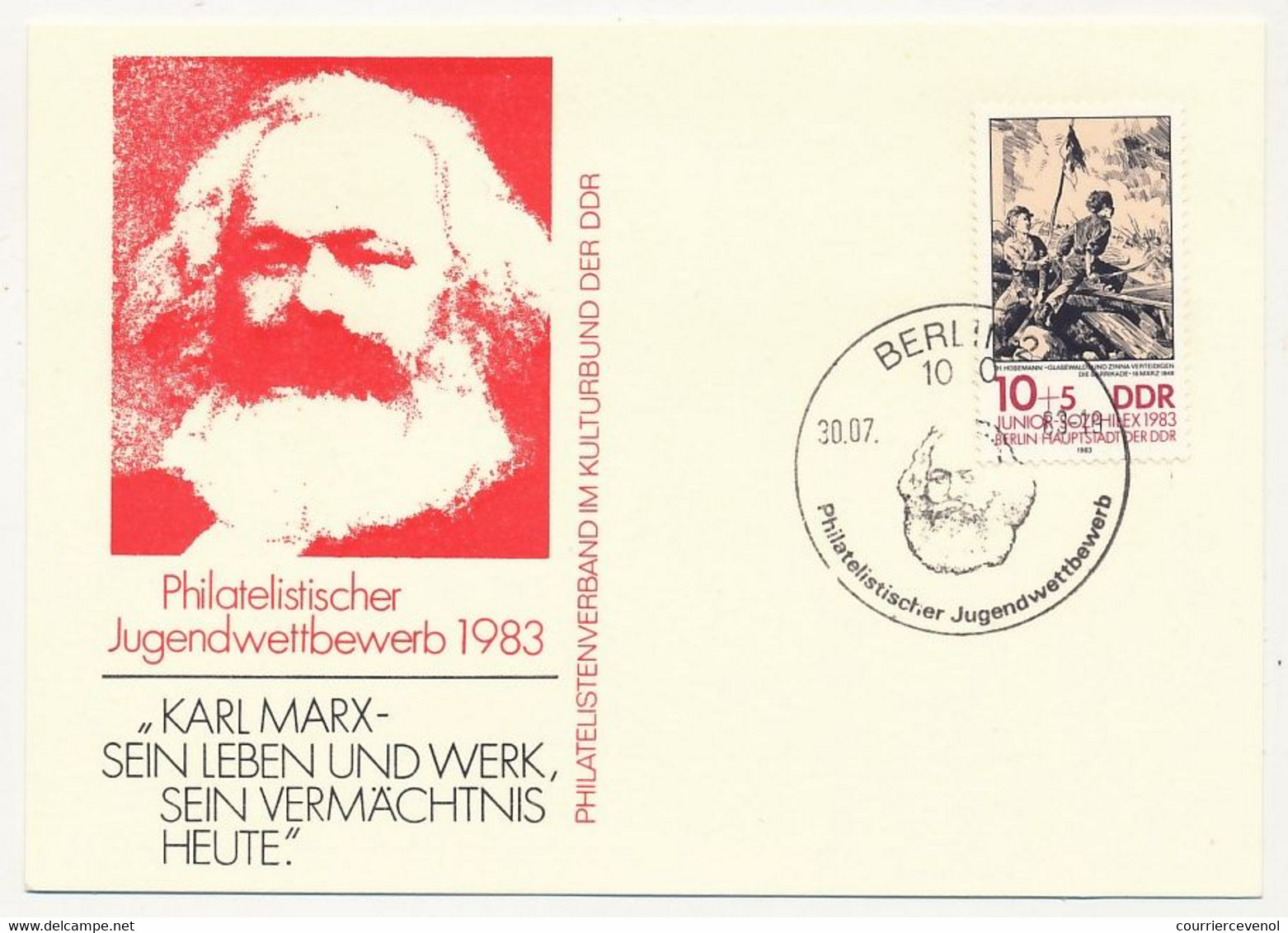 ALLEMAGNE DDR - 10 documents thème Karl-Marx
