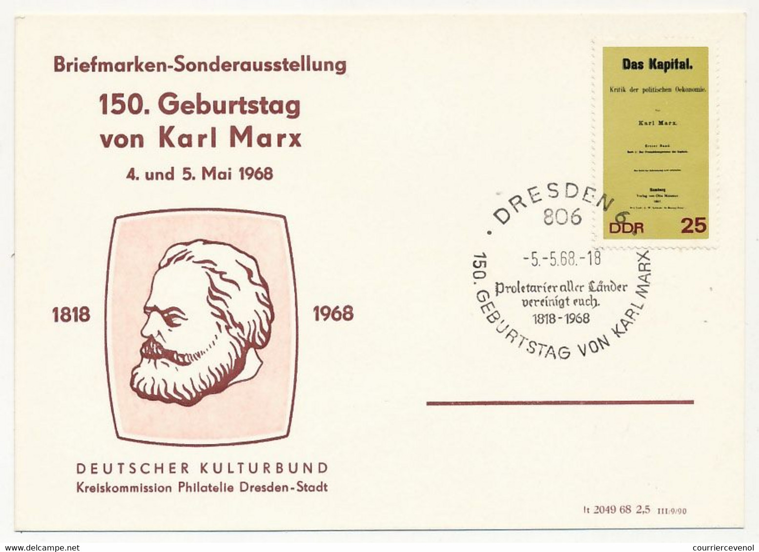 ALLEMAGNE DDR - 10 documents thème Karl-Marx