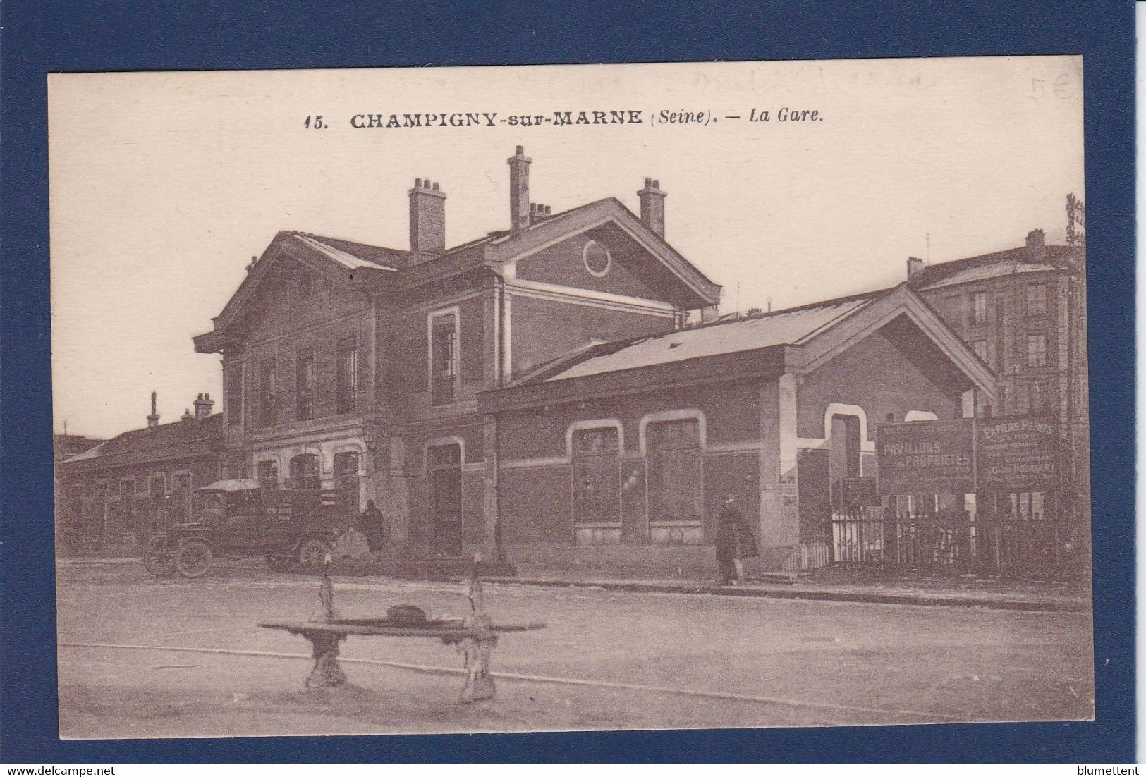 CPA [94] Val De Marne > Champigny Sur Marne Non Circulé La Gare - Champigny Sur Marne