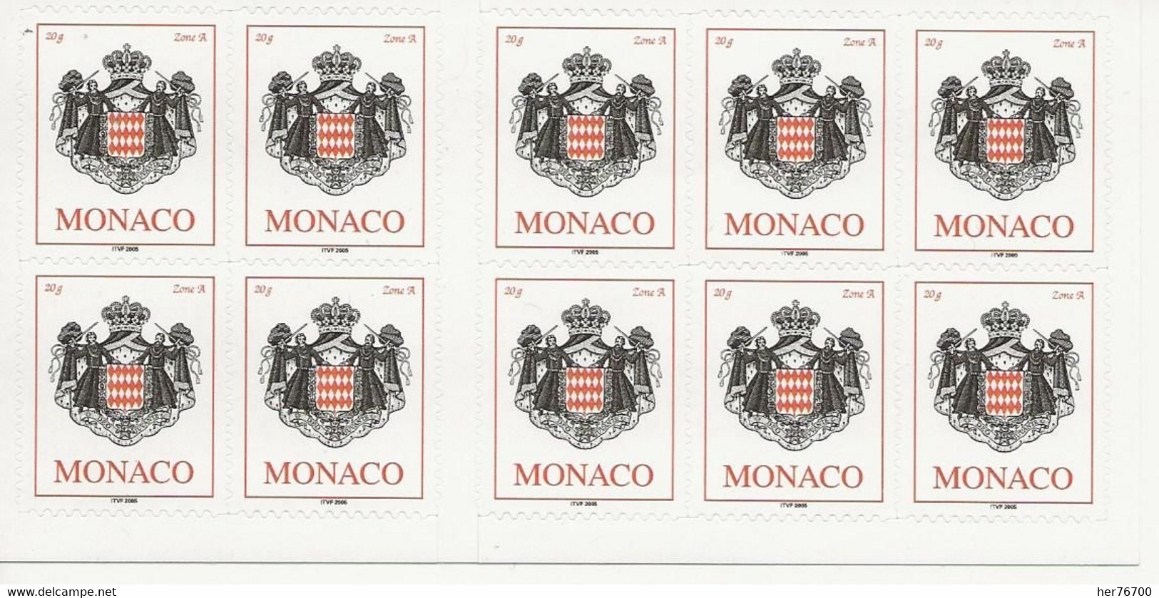 MONACO  CARNET   NSTDC **  N°15 - Blocs