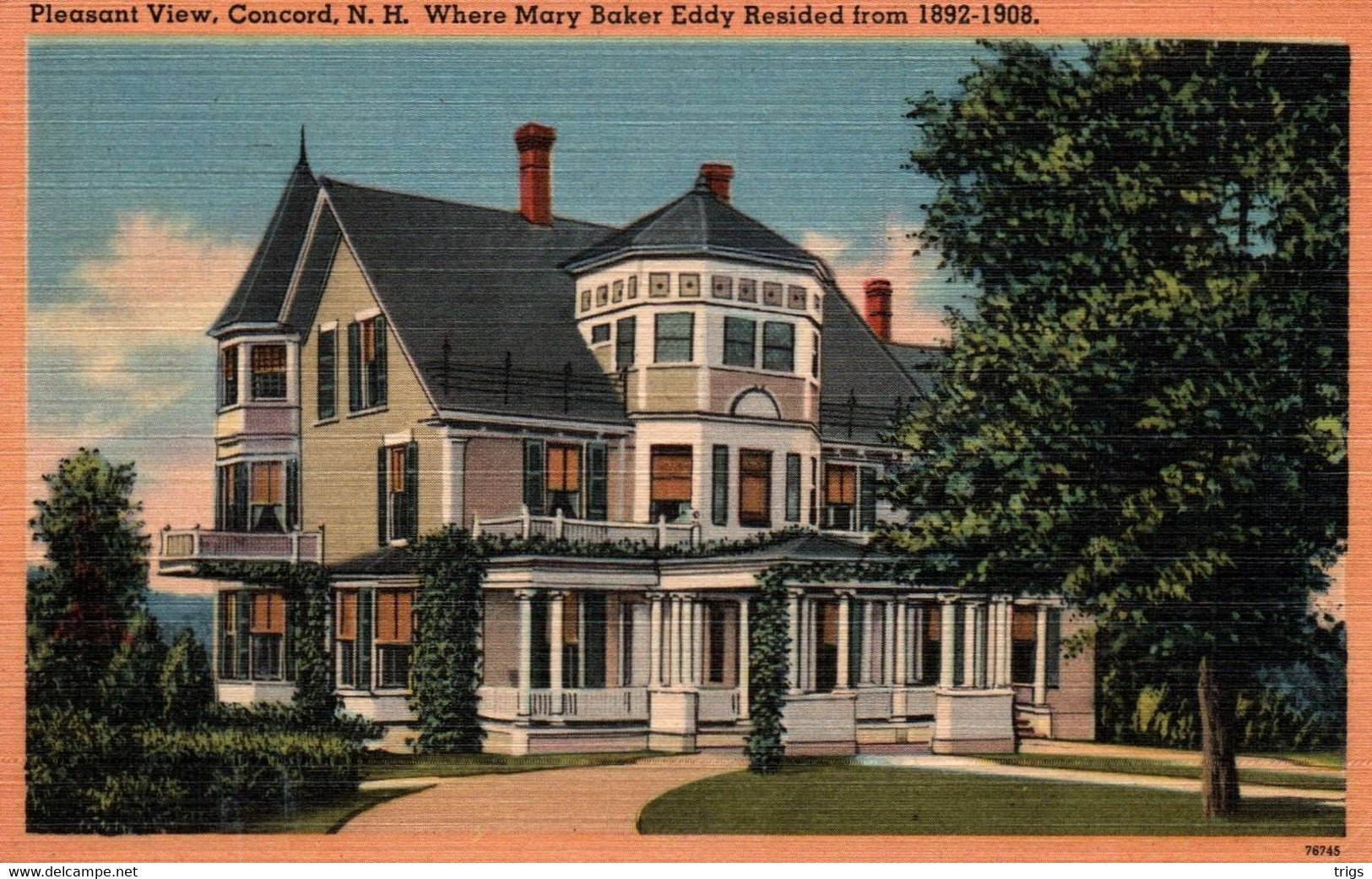 Concord - Pleasant View, Where Mary Baker Eddy Resided From (1892-1908) - Concord