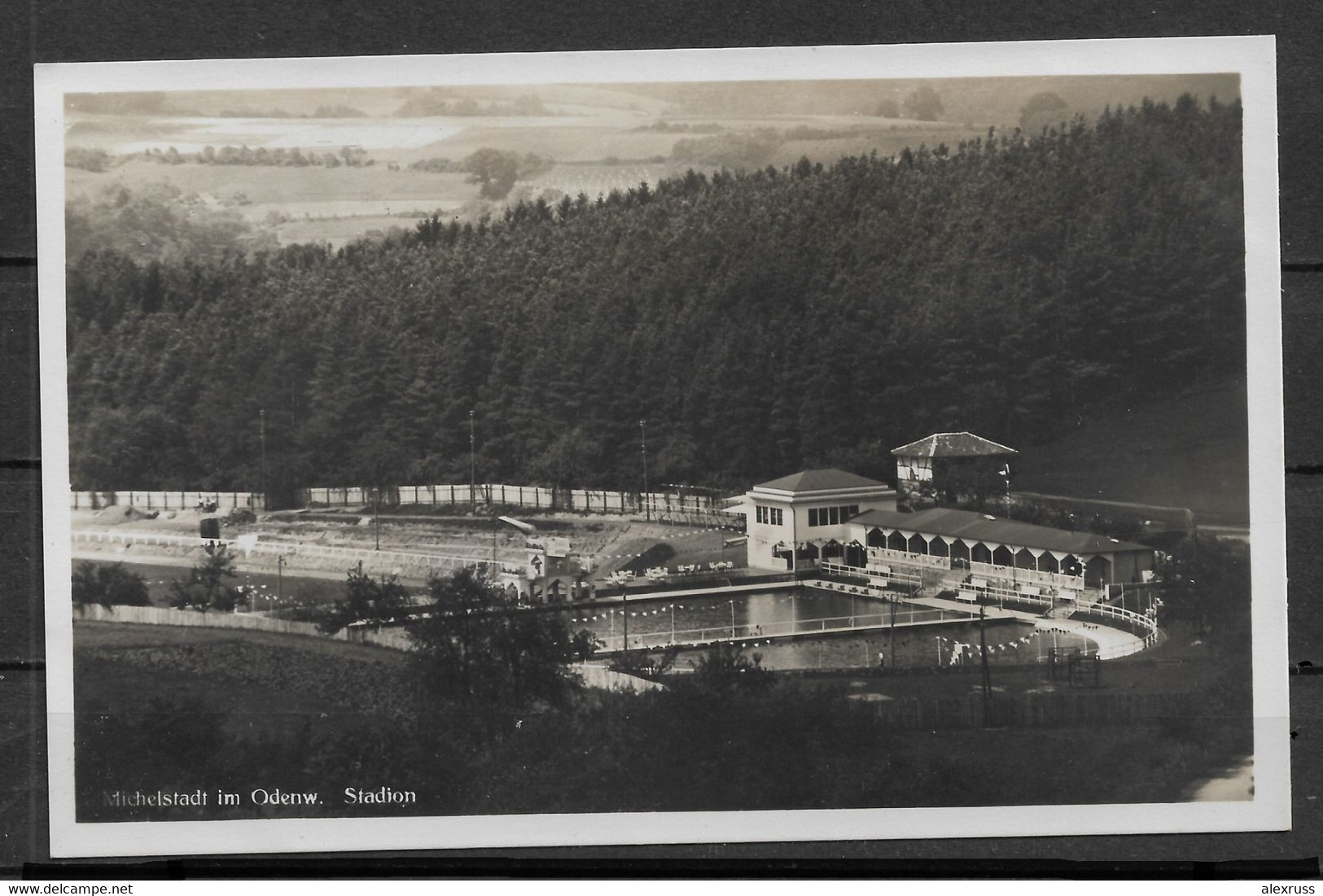 Germany Postcard, Michelstadt In The Odenwald Hesse, Stadium, VF Unposted !! - Odenwald