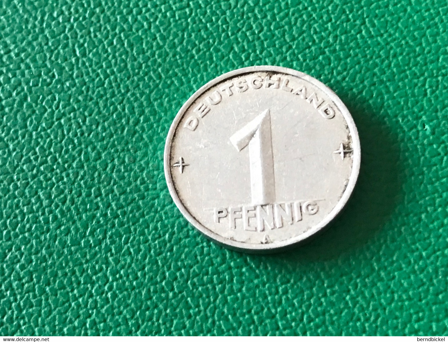 Münze Münzen Umlaufmünze Deutschland DDR 1 Pfennig 1952 Münzzeichen A - 1 Pfennig