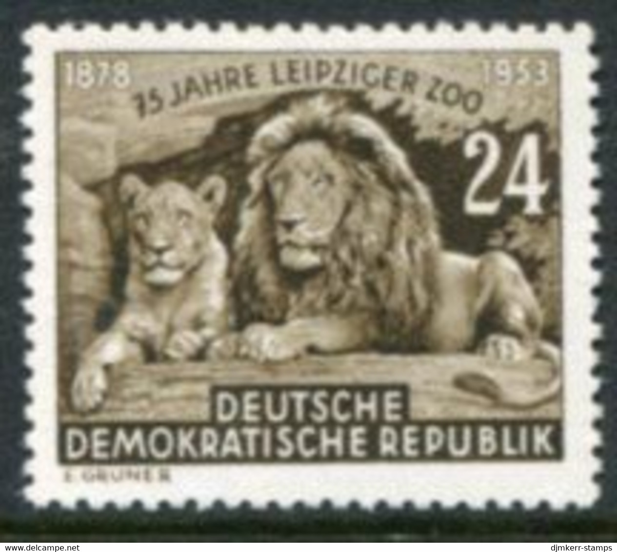 DDR / E. GERMANY 1953 Leipzig Zoo  MNH / **.  Michel  397 - Unused Stamps