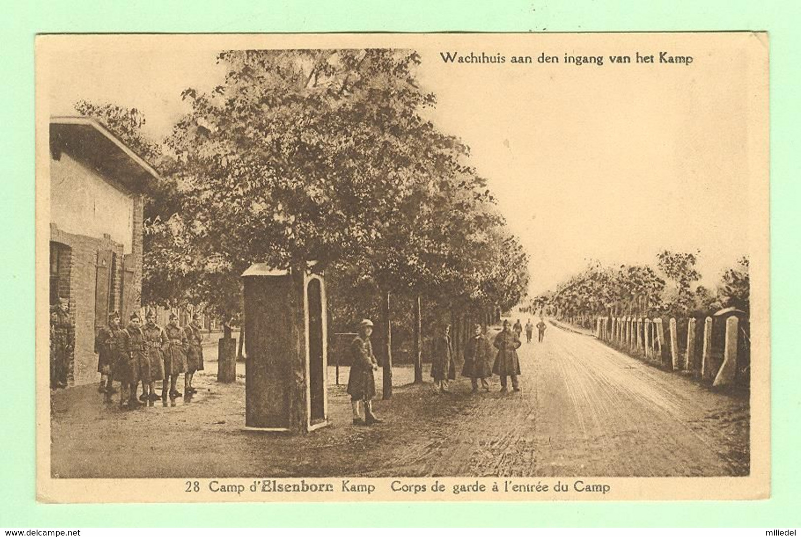 W807 - BELGIQUE - Camp D'Elsenborn Kamp - Corps De Garde à L'entrée Du Camp - Elsenborn (camp)